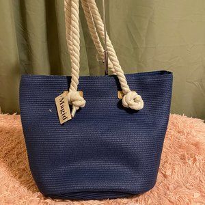 Magid Rope Beach Tote - Navy